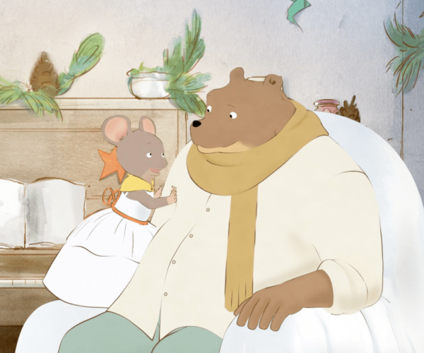 Bordeau Cinéma Théâtre - © Ernest et Celestine - La Collection - Saison 2 - 2022 - Folivari - So-Nord - RTBF Joyeux noel Celestine - Visuel 8